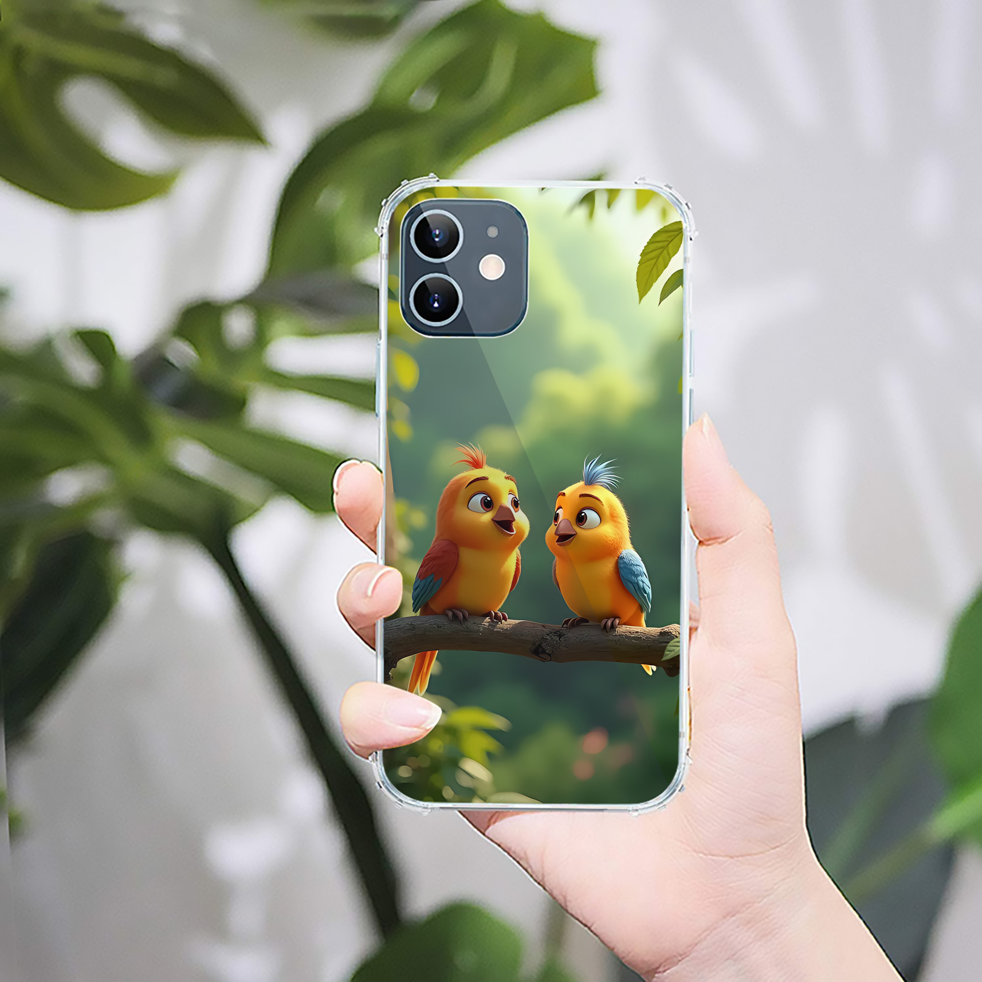 （画像用） Angry Birds アングリーバード 【iPhone 12シリーズ対応】透明スマホケース（クリアソフトケース）